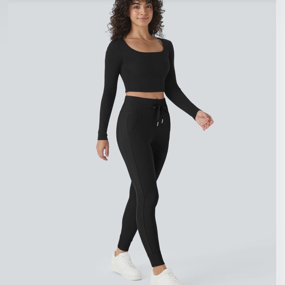 NWT Halara High Waisted Drawstring Full Length Joggers SIZE SMALL 4/6